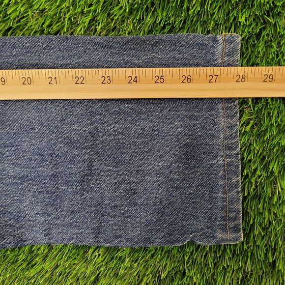 LEVIS 505 Jeans 32x28 (34x32) Blue Classic - Picture 16 of 16